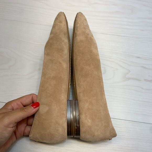 Birdies The Crane Ballet Flats Fawn Suede Womens Size 9 Slip On Comfort - Picture 2 of 10